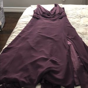 Plumb Bridesmaid Dress